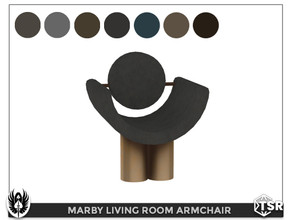 Sims 4 — Marby Living Room Armchair by nemesis_im — Armchair from Marby Living Room Set - 7 Colors - Base Game Compatible