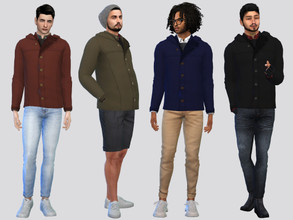 Sims 4 — Cyrus Jacket by McLayneSims — TSR EXCLUSIVE Standalone item 10 Swatches MESH by Me NO RECOLORING Please don't