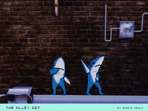 Sims 4 — The Alley set stencil #02 by siomisvault — And stencil #02 is the coolest stencil ever just loooook at thaaaat