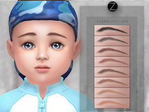 Sims 4 — EYEBROWS Z48 by ZENX — -Base Game -All Age -For Female -9 colors -Works with all of skins -Compatible with HQ