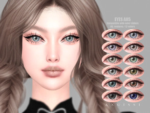 Sims 4 — EYES A85 by ANGISSI — *PREVIEWS MADE USING HQ MOD *Facepaint category *12 colors *Sliders compatible *HQ mod