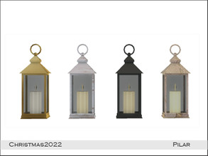 Sims 4 — Christmas2022 Lantern by Pilar — Christmas2022 Lantern