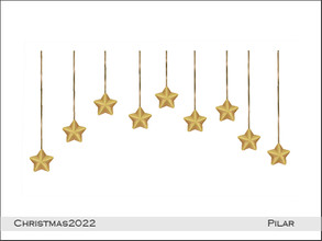 Sims 4 — Christmas2022 Stars by Pilar — Christmas2022 Stars