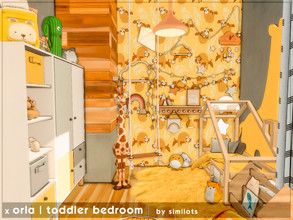 Sims 4 — Orla | toddler bedroom | TSR only CC by similots — x cc [check required tab] x walls: medium wall height x