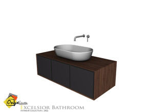 Sims 4 — Excelsior Sink by Onyxium — Onyxium@TSR Design Workshop Bathroom Collection | Belong To The 2022 Year