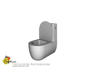 Sims 4 — Excelsior Toilet With Open Lid by Onyxium — Onyxium@TSR Design Workshop Bathroom Collection | Belong To The 2022