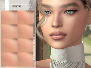 Sims 4 — Lorena Blush N.113 by IzzieMcFire — Soft blush colors on the cheeks, nose and temples with a hint of