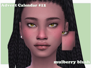 Sims 4 — Advent Calendar Day #12 - Mulberry Blush by Sagittariah — base game compatible 3 swatches properly tagged