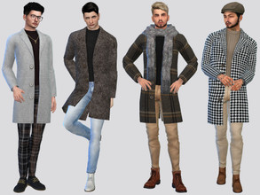 Sims 4 — Devon Winter Coat by McLayneSims — TSR EXCLUSIVE Standalone item 8 Swatches MESH by Me NO RECOLORING Please