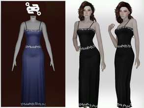 Sims 4 — Dress No.47 by BeatBBQ — - 8 Colors - All Texture Maps - New Mesh (All LODs) - Custom Thumbnail - HQ Compatible