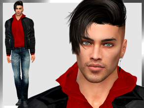 Sims 4 — Ethan Levine by DarkWave14 — Download all CC's listed in the Required Tab to have the sim like in the pictures.