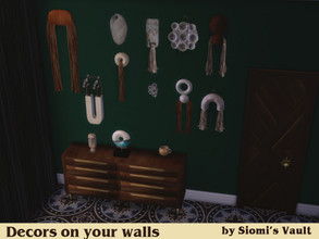 Sims 4 — Decors on your wall by siomisvault — You know I love making clutters and wall decors I think you love those