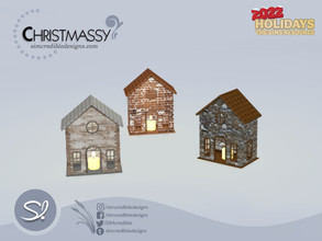 Sims 4 — Christmassy Winter House candle by SIMcredible! — by SIMcredibledesigns.com available exclusively at TSR 3