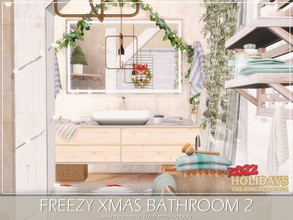 Sims 4 — Freezy Bathroom 2 by MychQQQ — Value: $ 7,021 Size: 3x6 Make sure your game is fully updated. CC's needed for