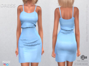 Sims 4 — Little silk dress by pizazz — Sims 4. Base Game, fits all sims. A stylish little silk dress. Classy and sexy in