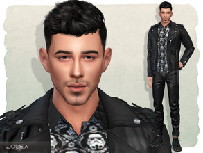 Sims 4 — SIM Nick Jonas (inspired by) by Jolea — This is my Celebrity inspired Nick Jonas, hope you'll like it. If you