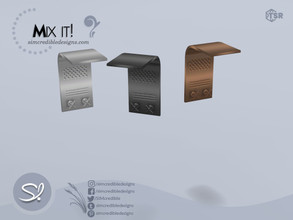 Sims 4 — Mix It Shower by SIMcredible! — by SIMcredibledesigns.com available exclusively at TheSimsResource 3 colors