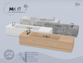 Sims 4 — Mix It Large Bath tub by SIMcredible! — by SIMcredibledesigns.com available exclusively at TheSimsResource 7