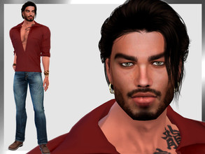 Sims 4 — Stefano Forti by DarkWave14 — Download all CC's listed in the Required Tab to have the sim like in the pictures.
