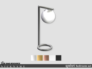 Sims 4 — quiet bedroom set_table lights by NICKNAME_sims4 — quiet bedroom set 10 package files. quiet bedroom set_bed