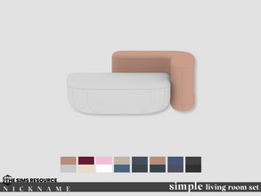 Sims 4 — simple living room set_living chairL by NICKNAME_sims4 — simple living room set 11 package files. simple living