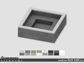 Sims 4 — outdoor hot tub set_hot tub by NICKNAME_sims4 — outdoor hot tub set 10 package files. outdoor hot tub set_hot