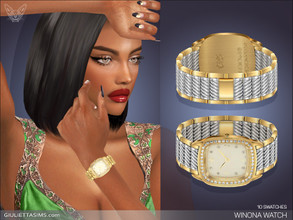 Sims 4 — Winona Watch by feyona — Winona Watch comes with 10 swatches * 10 swatches * Base game compatible, feminine