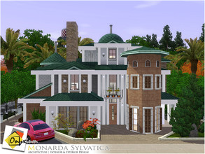 Sims 3 — Monarda Sylvatica by Onyxium — On the first floor: Living Room | Dining Room | Kitchen | Bathroom | Garage On