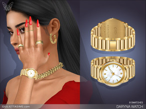 Sims 4 — Daryna Watch by feyona — Daryna Watch comes with 10 swatches * 10 swatches * Base game compatible, feminine