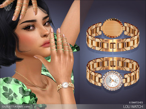 Sims 4 — Loli Watch by feyona — Loli Watch comes with 6 swatches * 6 swatches * Base game compatible, feminine style