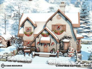 Sims 4 — Christmas Cottage - Nocc by sharon337 — Christmas Cottage is a Detached Family Home perfect for a family of 3.
