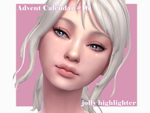 Sims 4 — Advent Calendar Day #16 - Jolly Highlighter by Sagittariah — base game compatible 5 swatches properly tagged