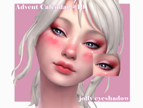 Sims 4 — Advent Calendar Day #19 - Jolly Eyeshadow by Sagittariah — base game compatible 5 swatches properly tagged