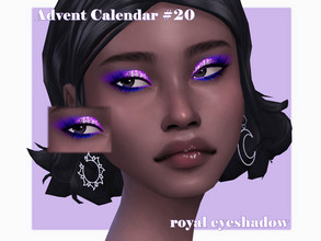 Sims 4 — Advent Calendar Day #20 - Royal Eyeshadow by Sagittariah — base game compatible 5 swatches properly tagged