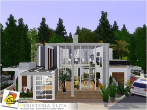 Sims 3 — Peristeria Elita by Onyxium — On the first floor: Living Room | Dining Room | Kitchen | Bathroom | Teen Bedroom