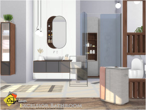 Sims 4 — Excelsior Bathroom by Onyxium — Onyxium@TSR Design Workshop Bathroom Collection | Belong To The 2022 Year