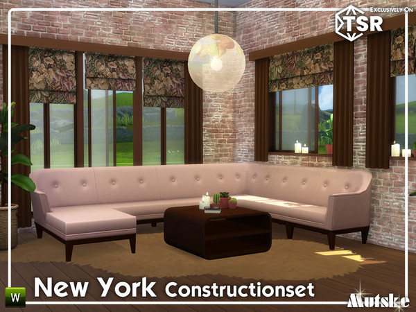 Sims 4 — New York Addon Part 1 by Mutske — This is an add-on for the New York Constructionset. The other parts will