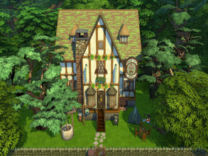 Sims 4 — The Bandits Secret Tavern by susancho932 — A tavern for bandits in the middle of the forest. What are they