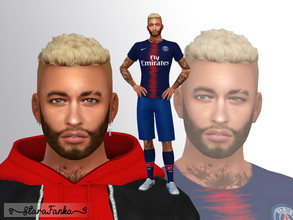 Sims 4 — Sim inspired by Neymar Jr by starafanka — DOWNLOAD EVERYTHING IF YOU WANT THE SIM TO BE THE SAME AS IN THE