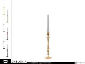 Sims 4 — Chelonia Candlestick by wondymoon — - Chelonia Living Room - Candlestick - Wondymoon|TSR - Creations'2022