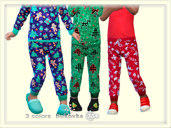Sims 4 — Pants Velours NY by bukovka — Pants for babies of both sexes: boys and girls. Installed stand-alone, suitable