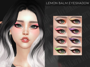 Sims 4 — Lemon Balm Eyeshadow by Kikuruacchi — - It is suitable for Female and Male. ( Teen to Elder ) - 8 swatches - HQ