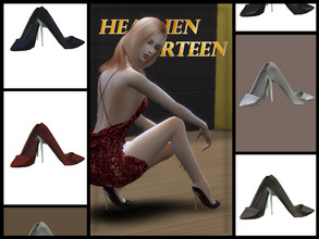 Sims 4 — Classic Stilleto by heathen13 — 10 Swatches File Size: 0.482 MB 