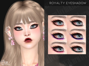 Sims 4 — Royalty Eyeshadow by Kikuruacchi — - It is suitable for Female and Male. ( Teen to Elder ) - 6 swatches - HQ