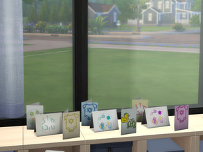 Sims 4 — Jewish Milestones Cards by needleworkreverie — Cards to celebrate the events of your sims' lives! All of the