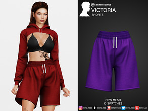 Sims 4 — Victoria (Short) by Beto_ae0 — Women's sports shorts, enjoy them - 13 colors - New Mesh - All Lods - All maps