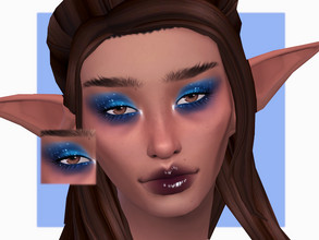 Sims 4 — Noapte Eyeshadow by Sagittariah — base game compatible 7 swatches properly tagged enabled for all occults
