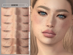 Sims 4 — Freckles N.30 by IzzieMcFire — - Stand alone item with thumbnail - 6 colors - All ages and genders - HQ texture