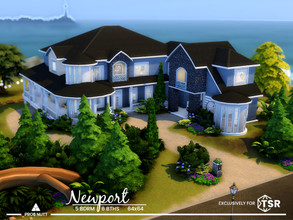 Sims 4 — Newport | NO CC by ProbNutt — Embodying the essence of Newport elegance entices visitors to approach as well as
