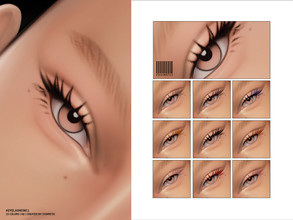 Sims 4 — Eyelashes| N11 by cosimetic — - Female - 10 Swatches. - 10 Custom thumbnail. - You can find it in the makeup